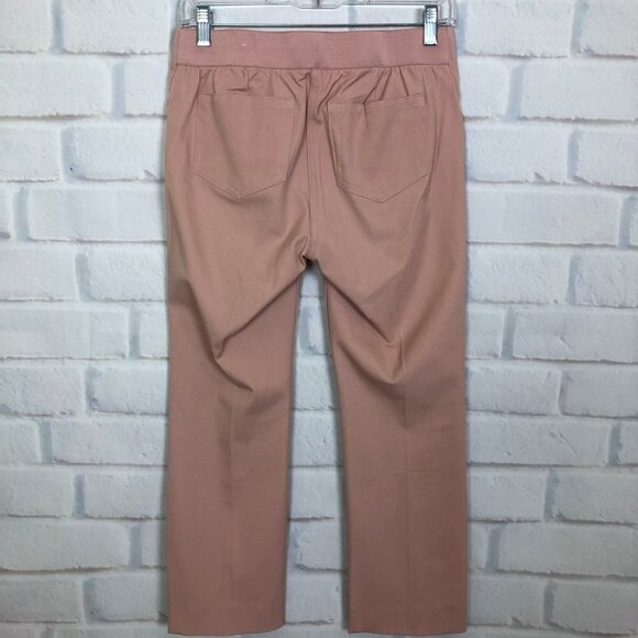 Soft Surroundings Pink Pants Petite Size PXS Button Hem Pull On Waist Stretch - Picture 4 of 7